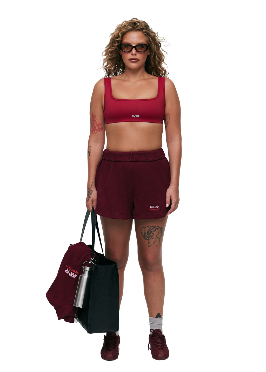 Rush Sport Shorts Wine - foto 1