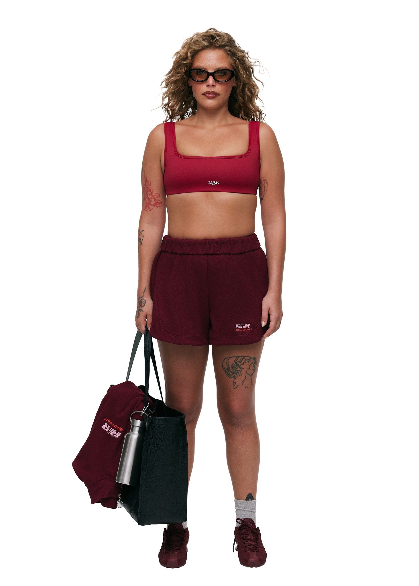 Rush Sport Shorts Wine - foto 1