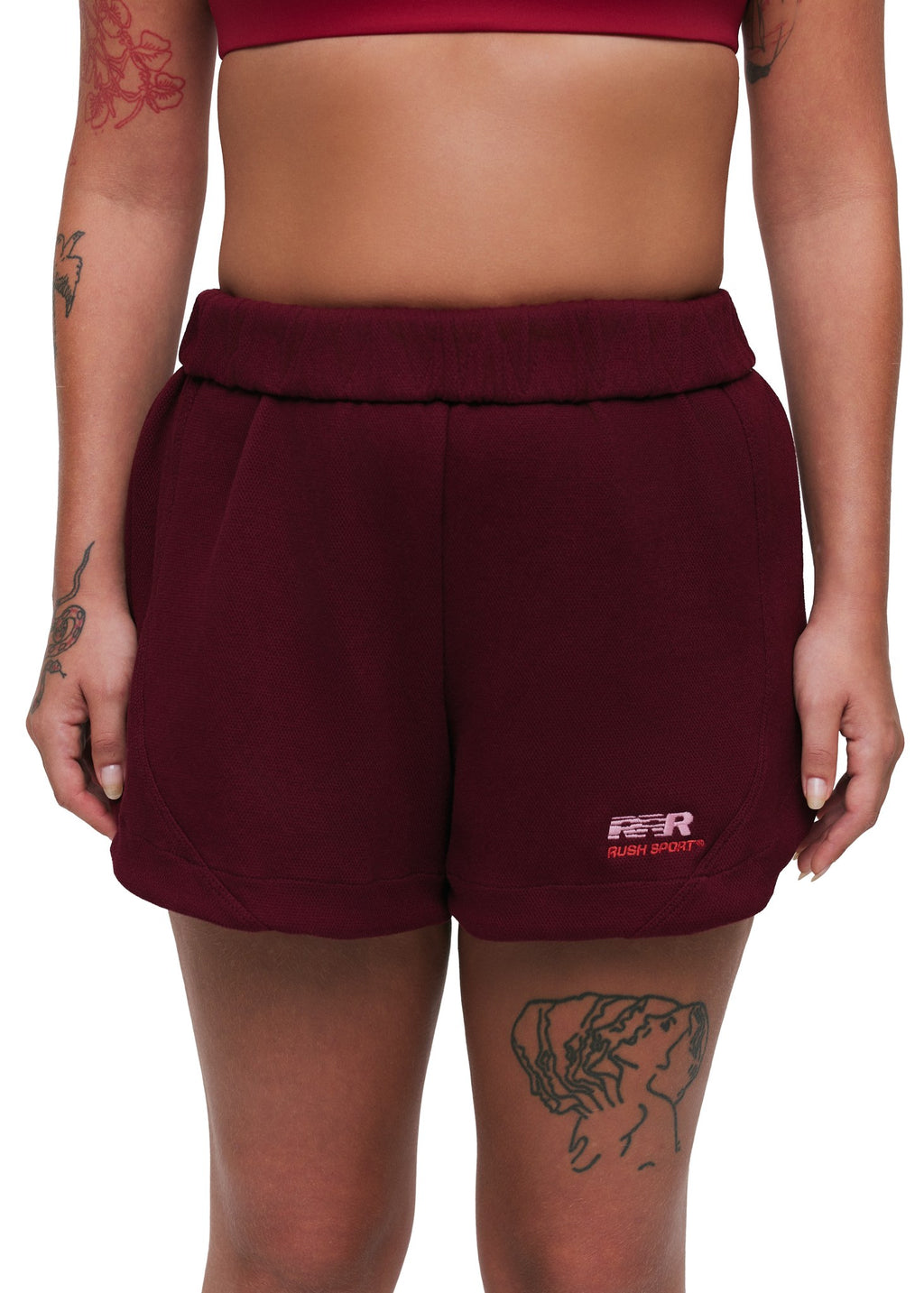 Rush Sport Shorts Wine - foto 3