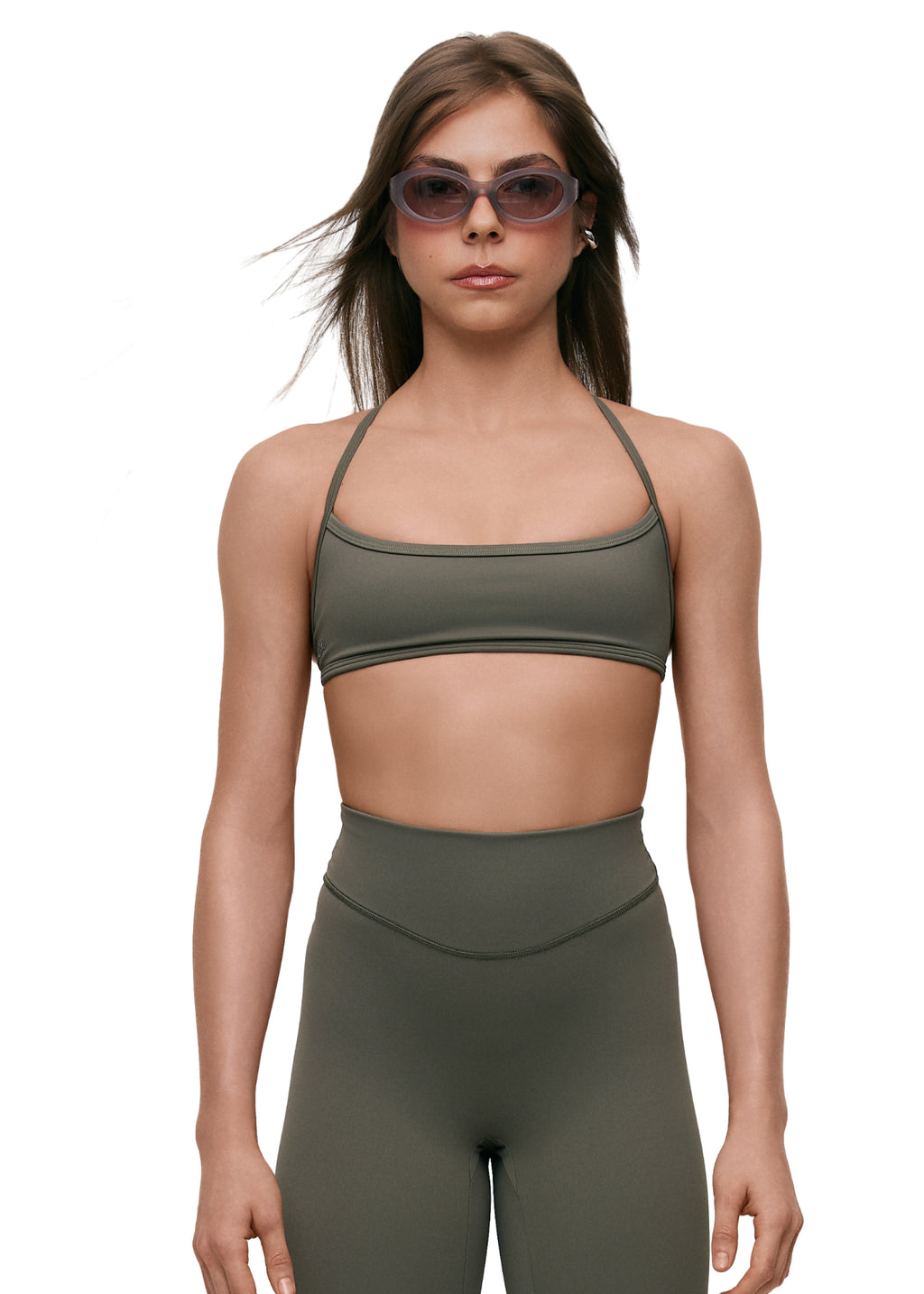 Minimal Sculpt Top Sage