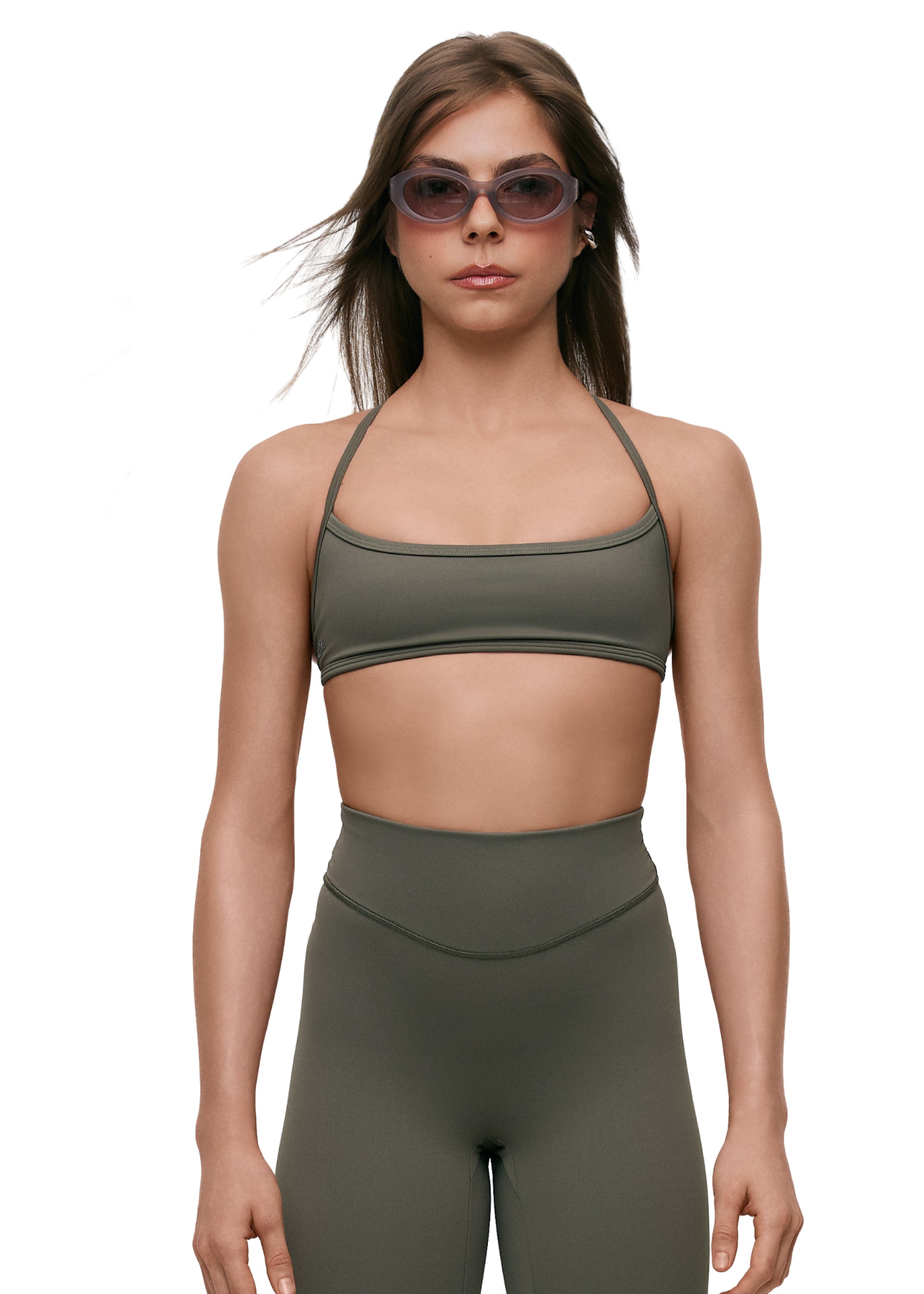 Minimal Sculpt Top Sage
