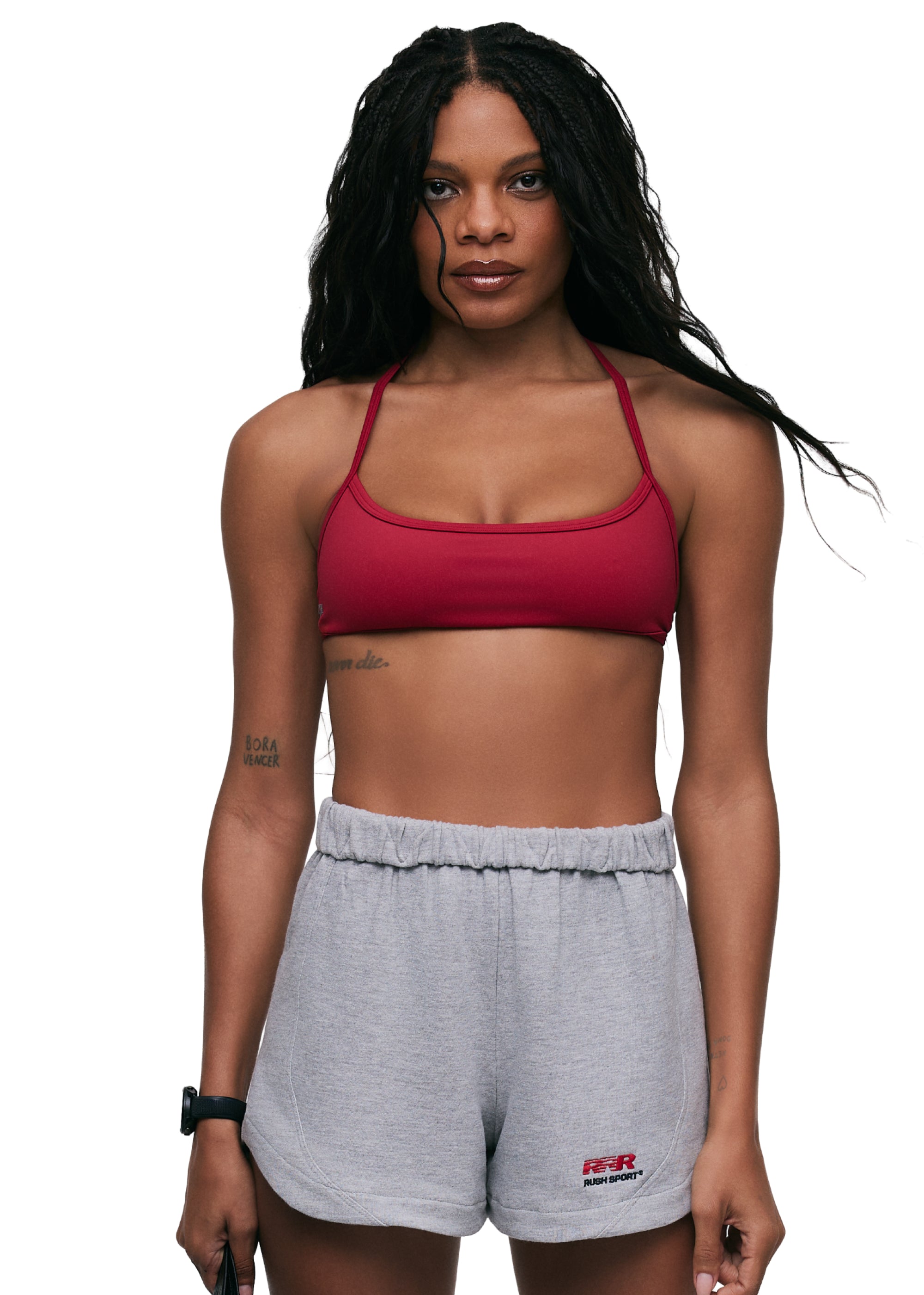 Minimal Sculpt Top Red