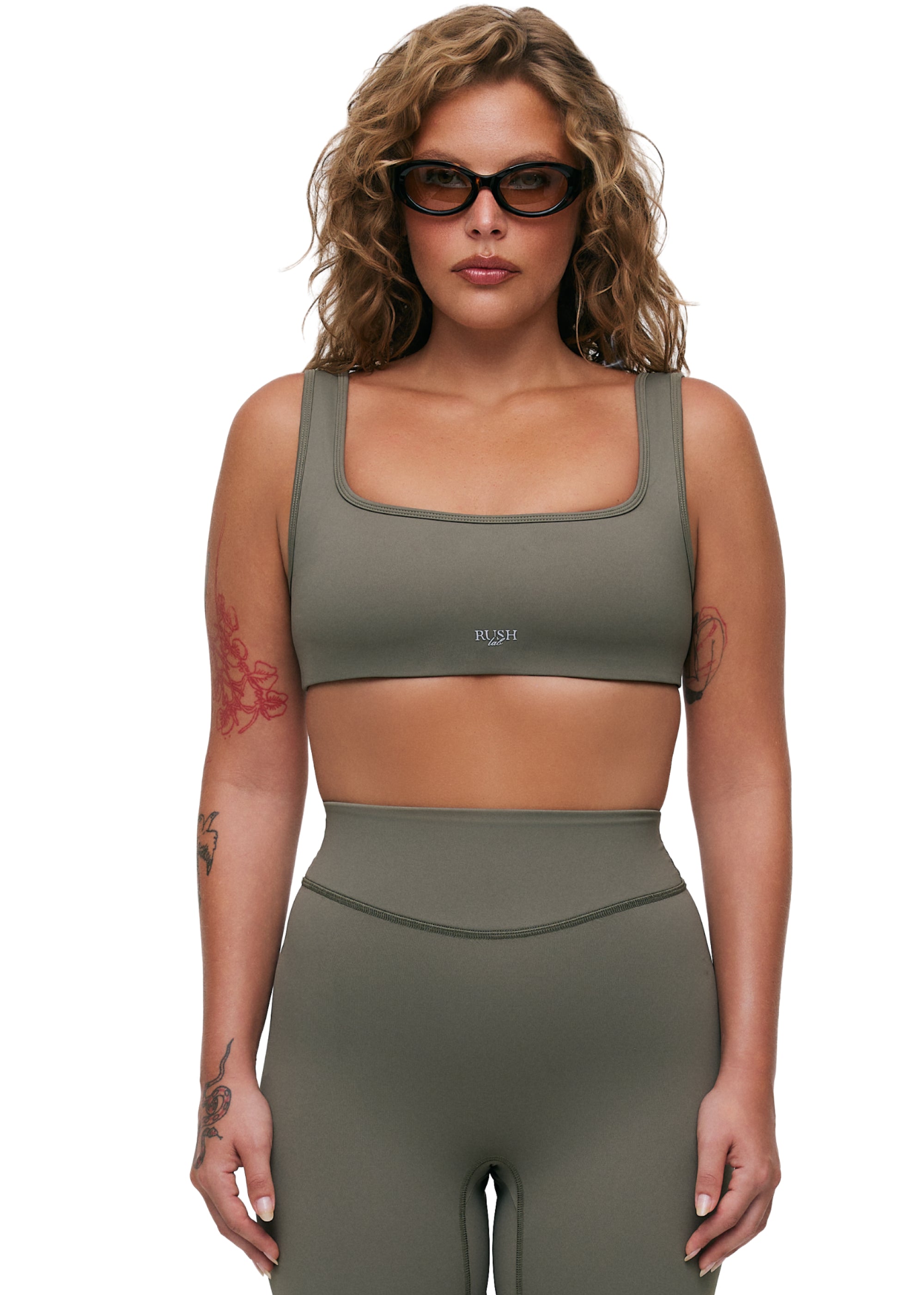 Frame Sculpt Top Sage