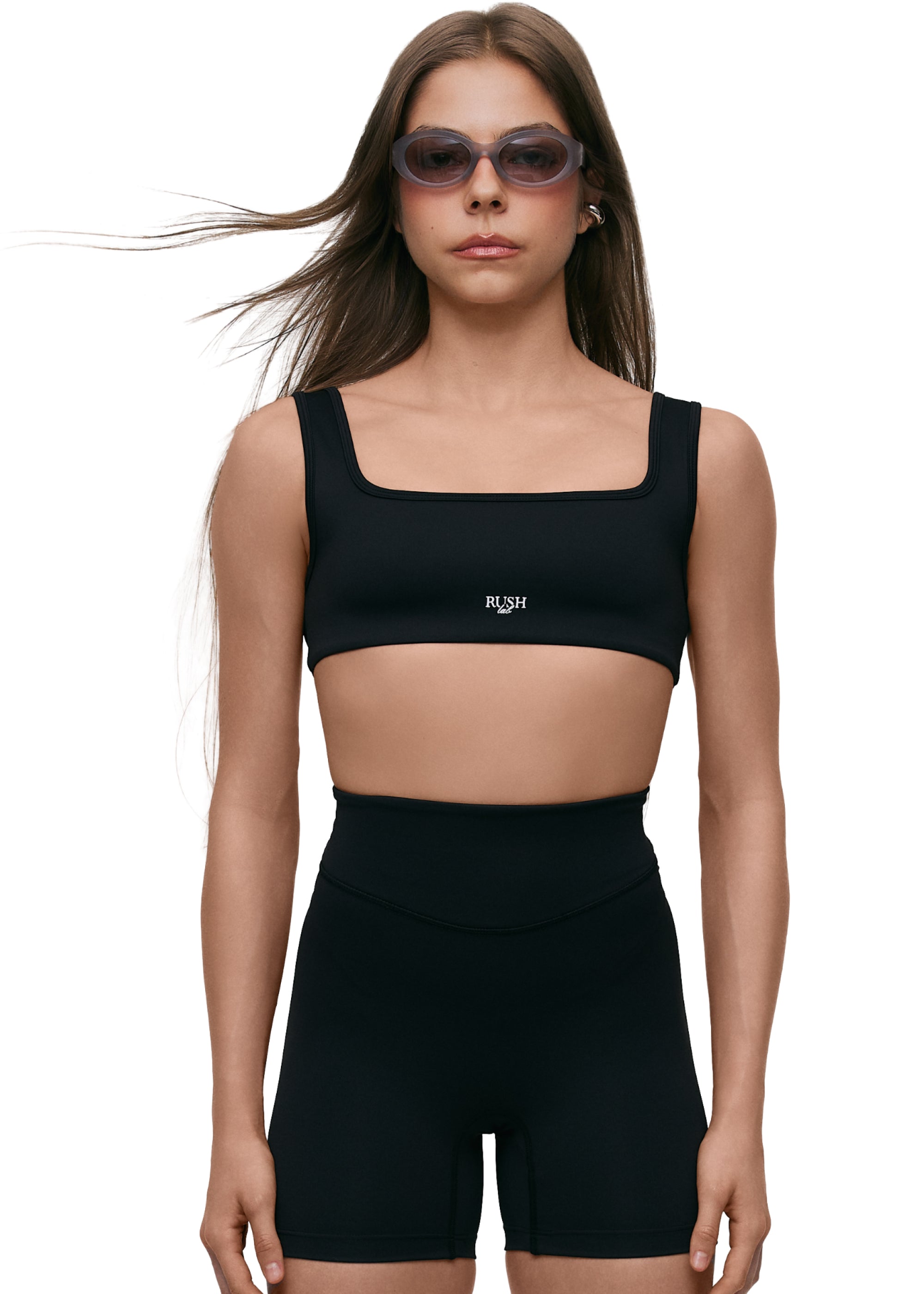 Frame Sculpt Top Black