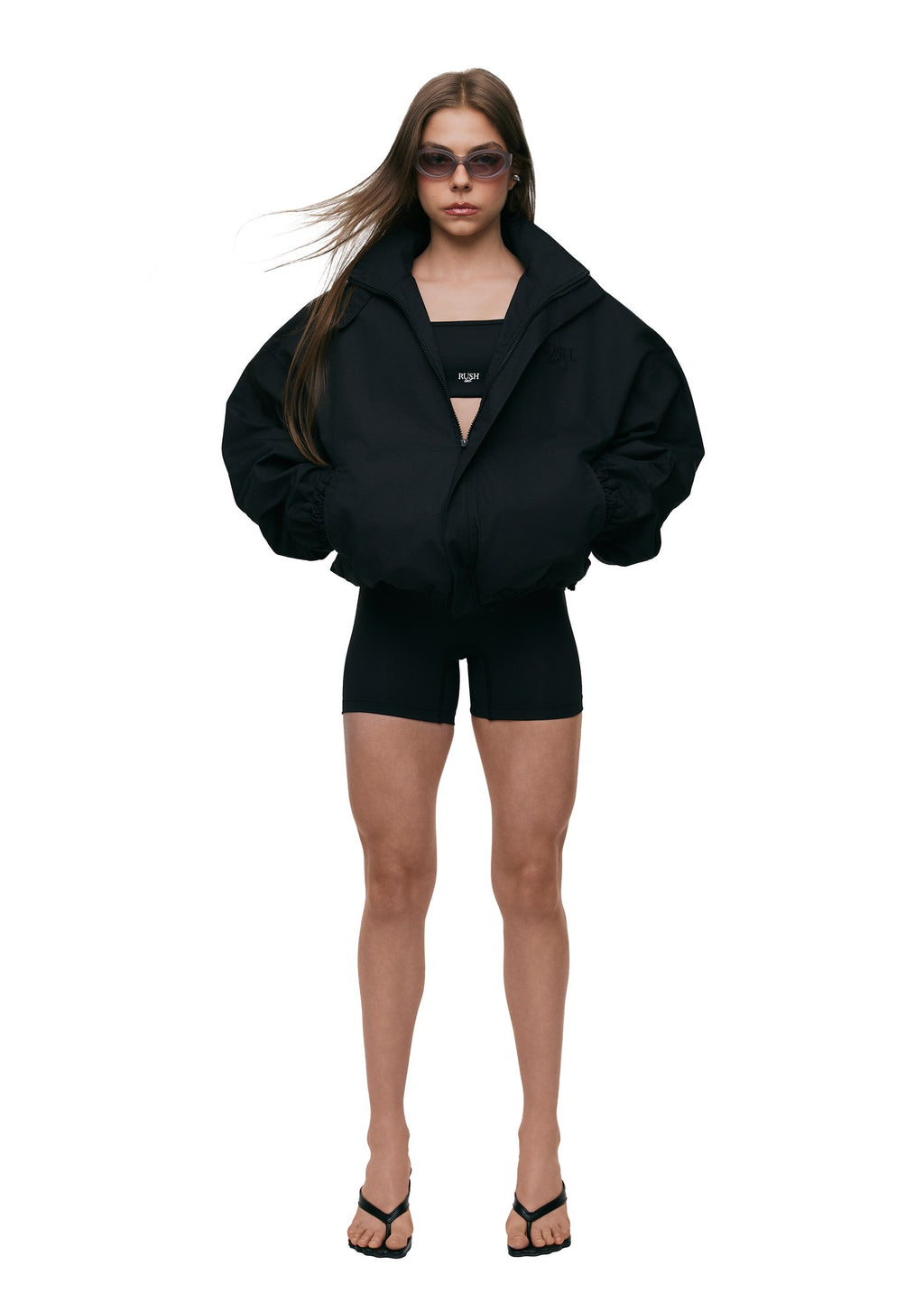 Rush Oversized Bomber Black - foto 1