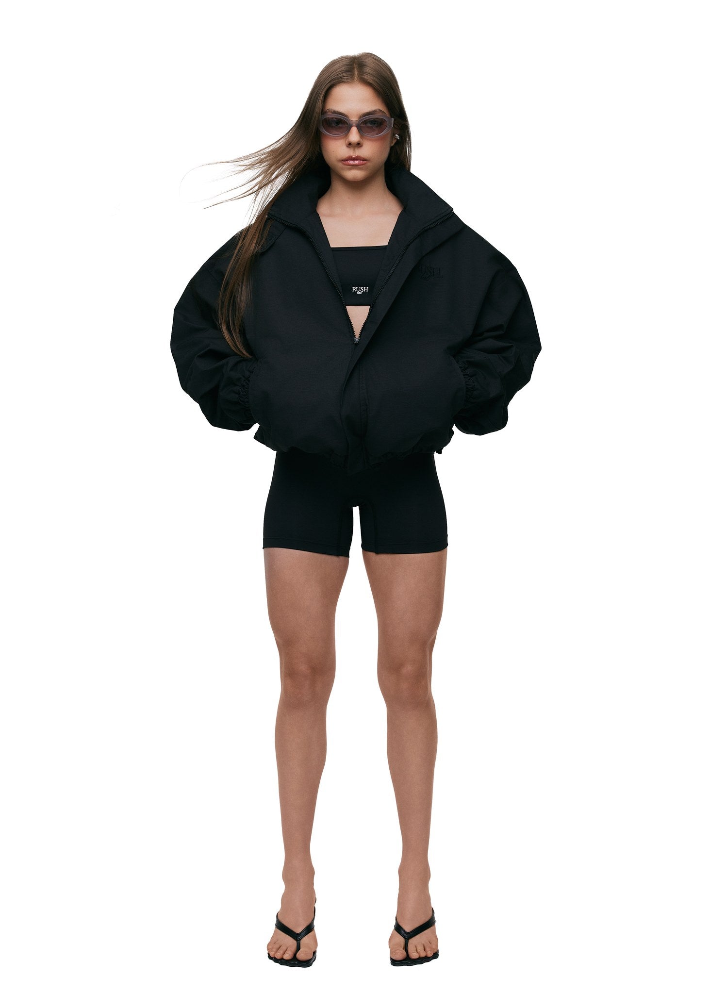 Rush Oversized Bomber Black - foto 1