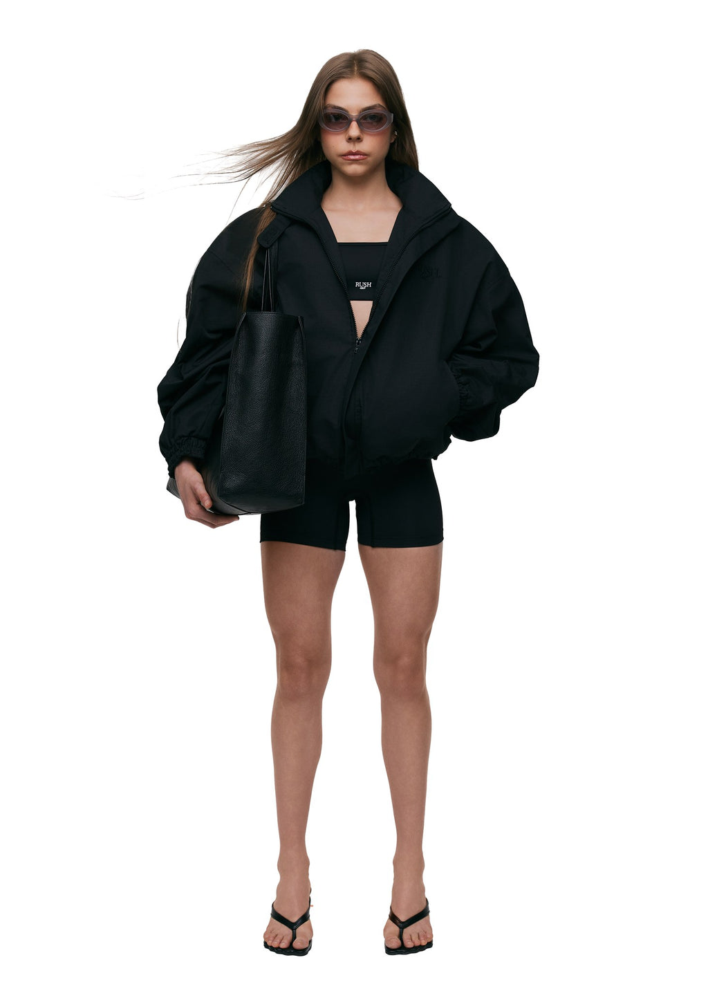 Rush Oversized Bomber Black - foto 9
