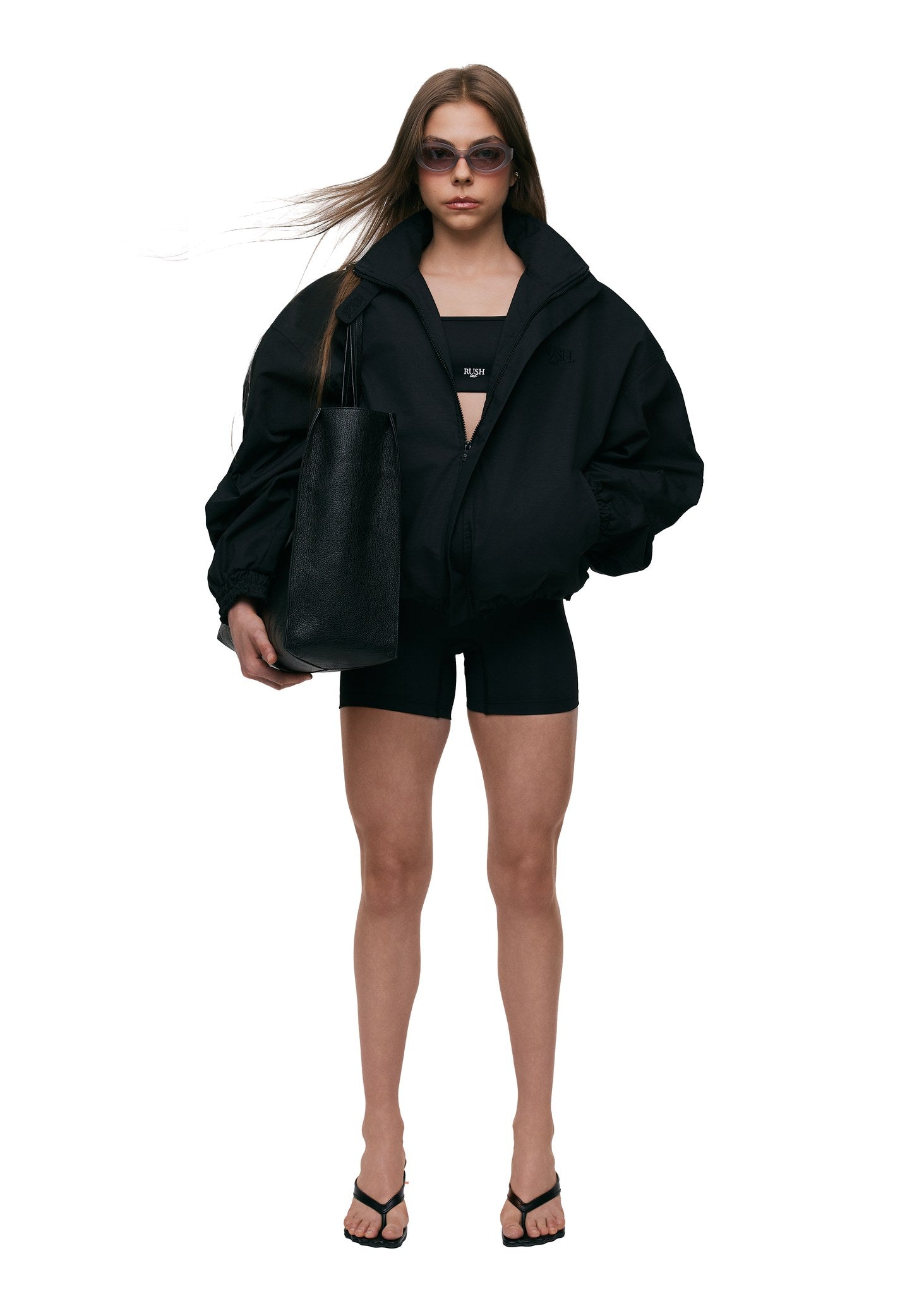 Rush Oversized Bomber Black - foto 9