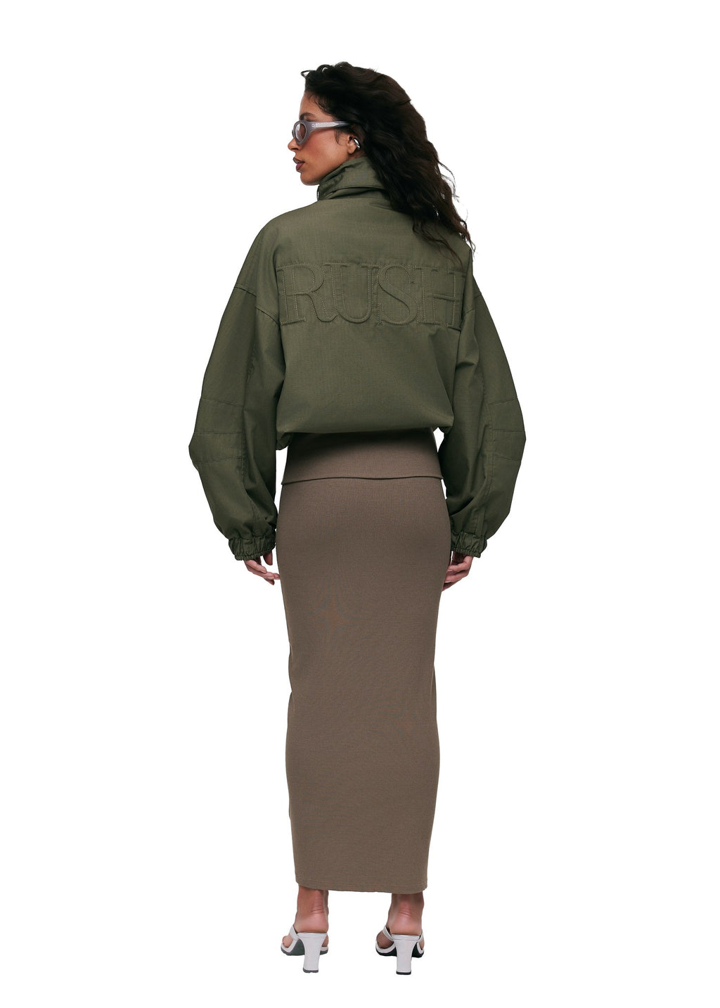 Rush Oversized Bomber Sage - foto 2