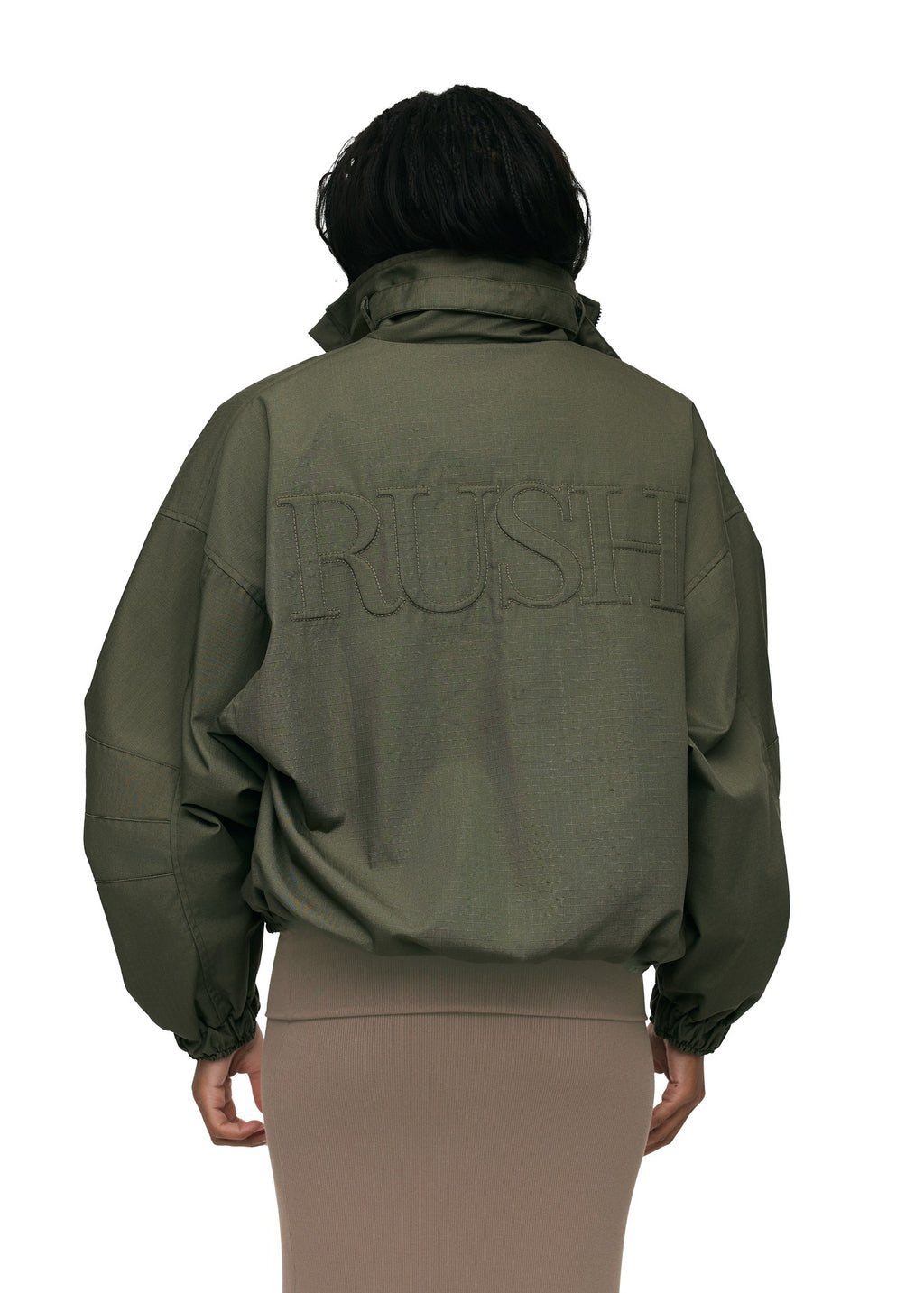Rush Oversized Bomber Sage - foto 5