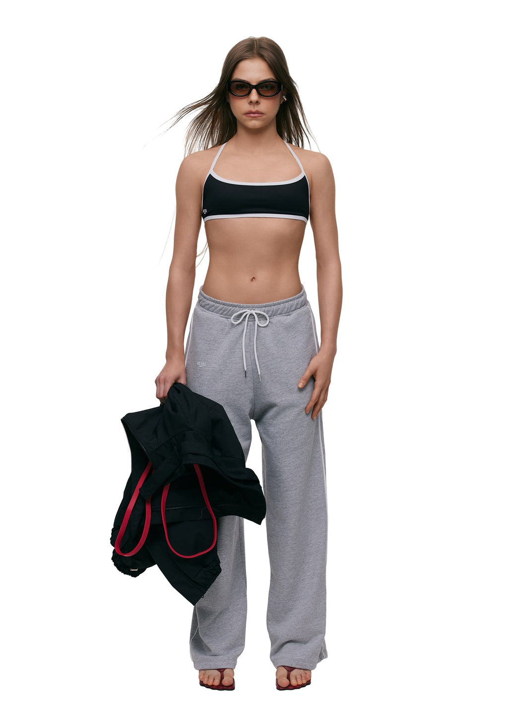 Minimal Sculpt Top Black/Salt - foto 8